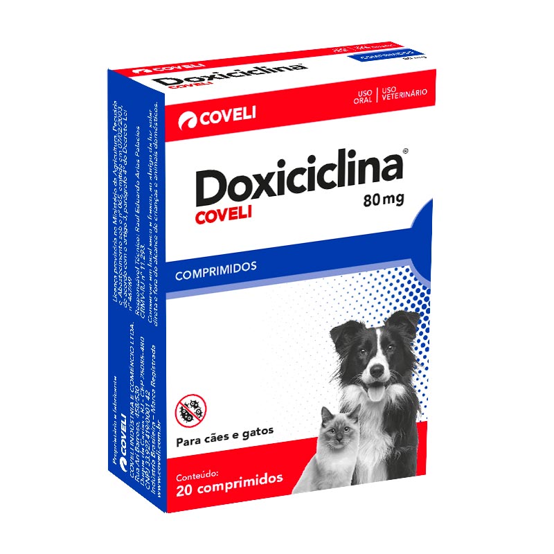 DOXICICLINA 80MG - COVELI 20COMP (1343)