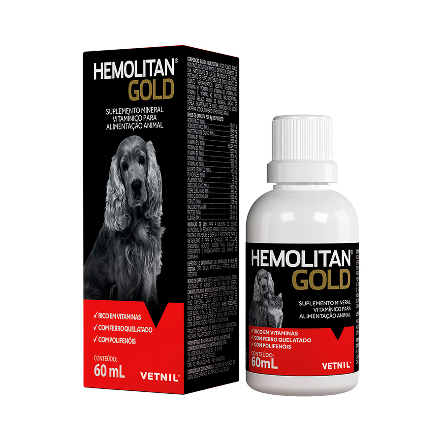 HEMOLITAN GOLD - VETNIL 60ML (3087)