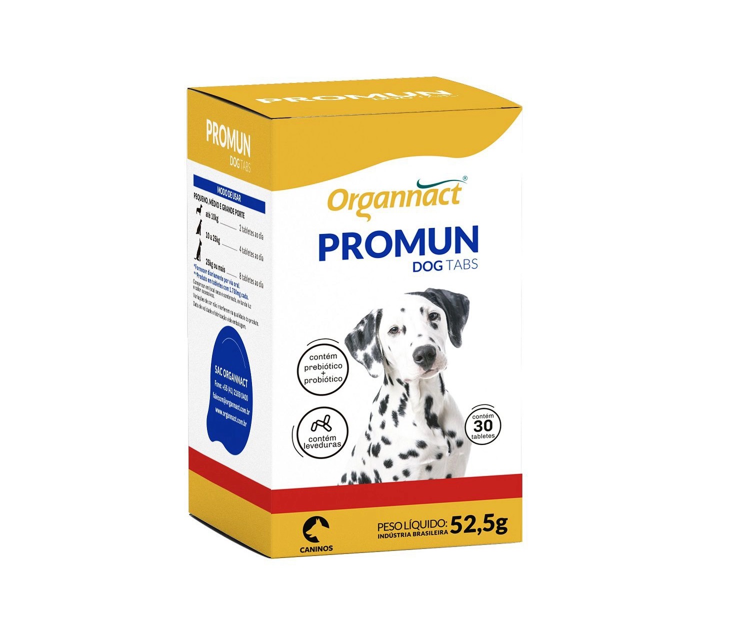 PROMUN DOG TABS - ORGANNACT 52,5G (3320)