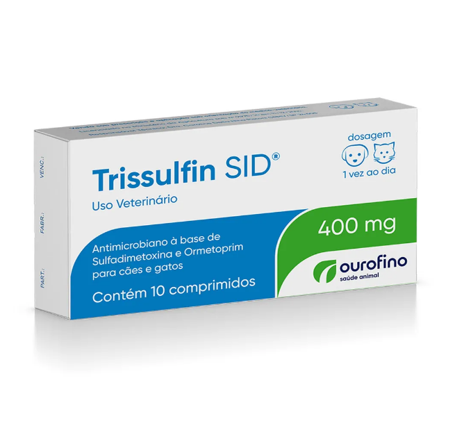 TRISSULFIN SID 400MG - OUROFINO 10 COMP. (3036)
