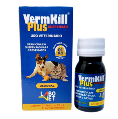 VERMKILL PLUS SUSPENSAO - LABOVET 20ML (559)