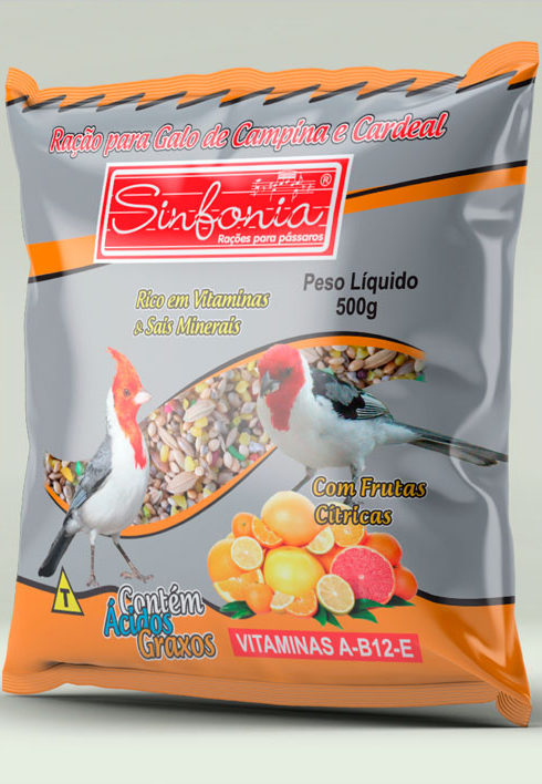 GALO CAMPINA E CARDEAL - SINFONIA 500G (2323)
