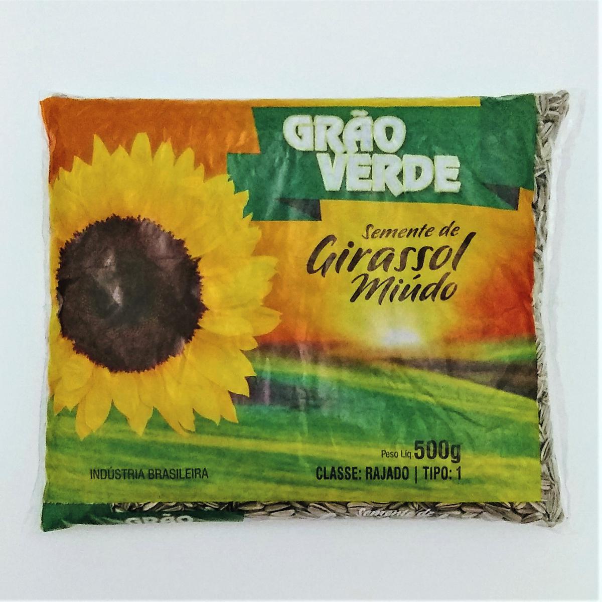 GIRASSOL GRAUDO - GRAO VERDE 500G (771)