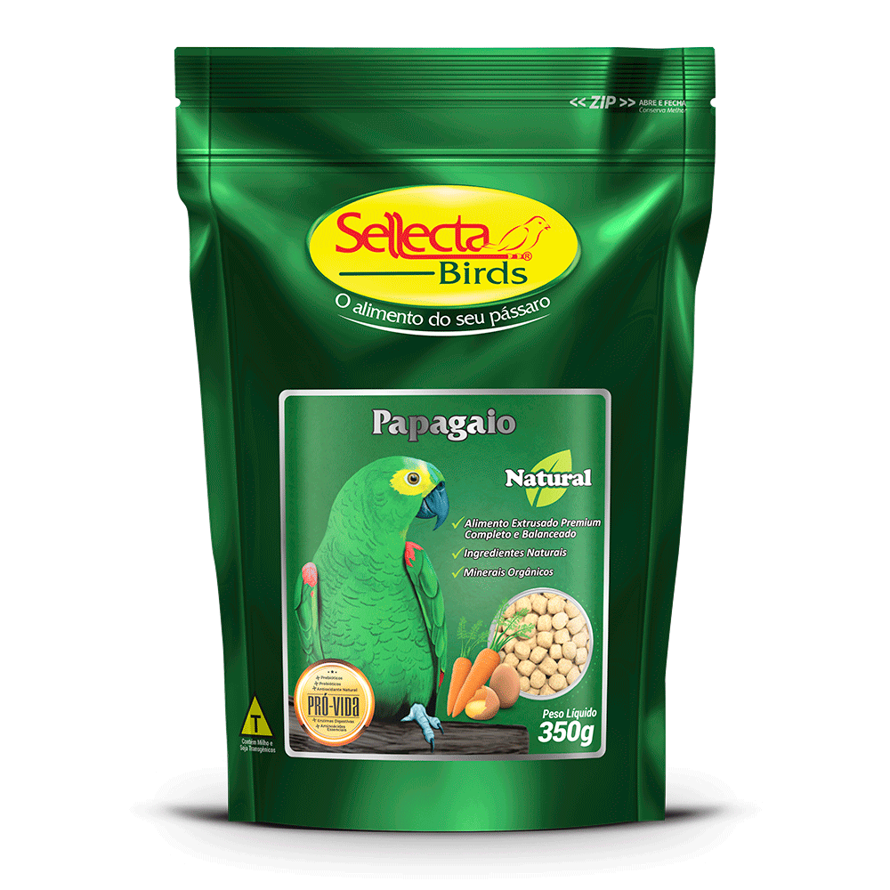 PAPAGAIO (NATURAL) - SELLECTA BIRDS 350G (2421)