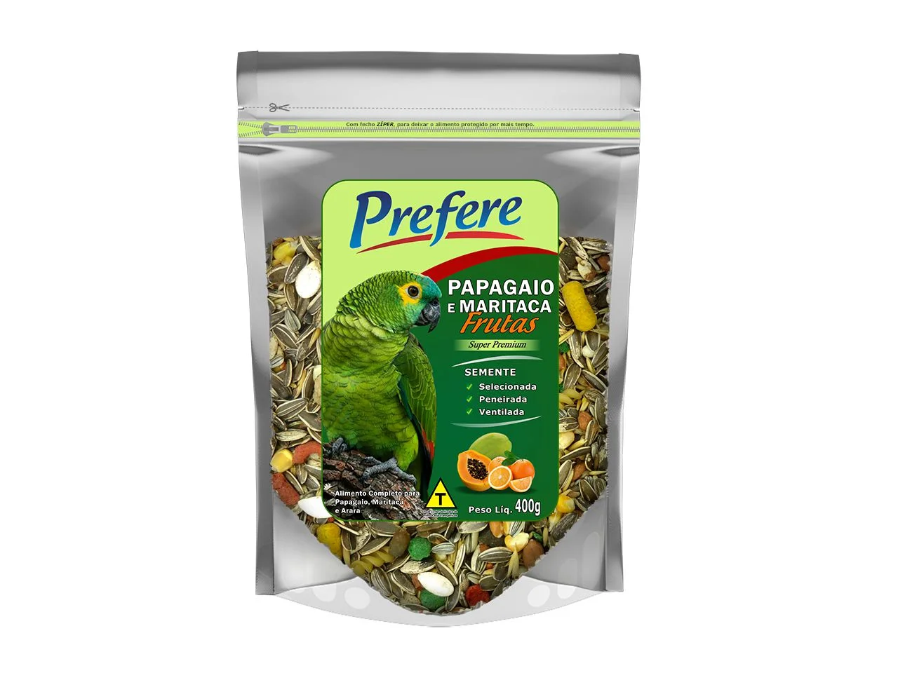 PAPAGAIO E MARITACA FRUTAS - PREFERE 400G (3395)