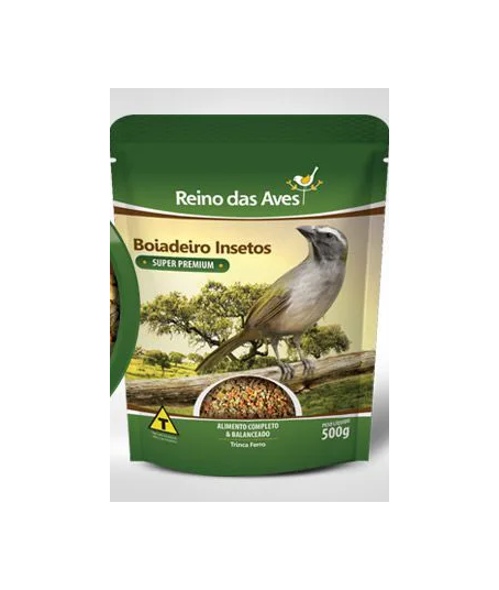 RACAO BOIADEIRO INSETOS - REINO DAS AVES 500G (730)