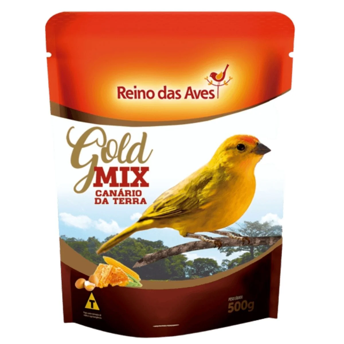 RACAO CANARIO DA TERRA - REINO DAS AVES 500G (744)