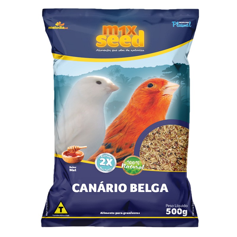RACAO MIX SEED CANARIO BELGA - MELODIAPET 500G (2560)