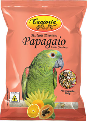 RACAO PAPAGAIO - CANTORIA 500G (723)