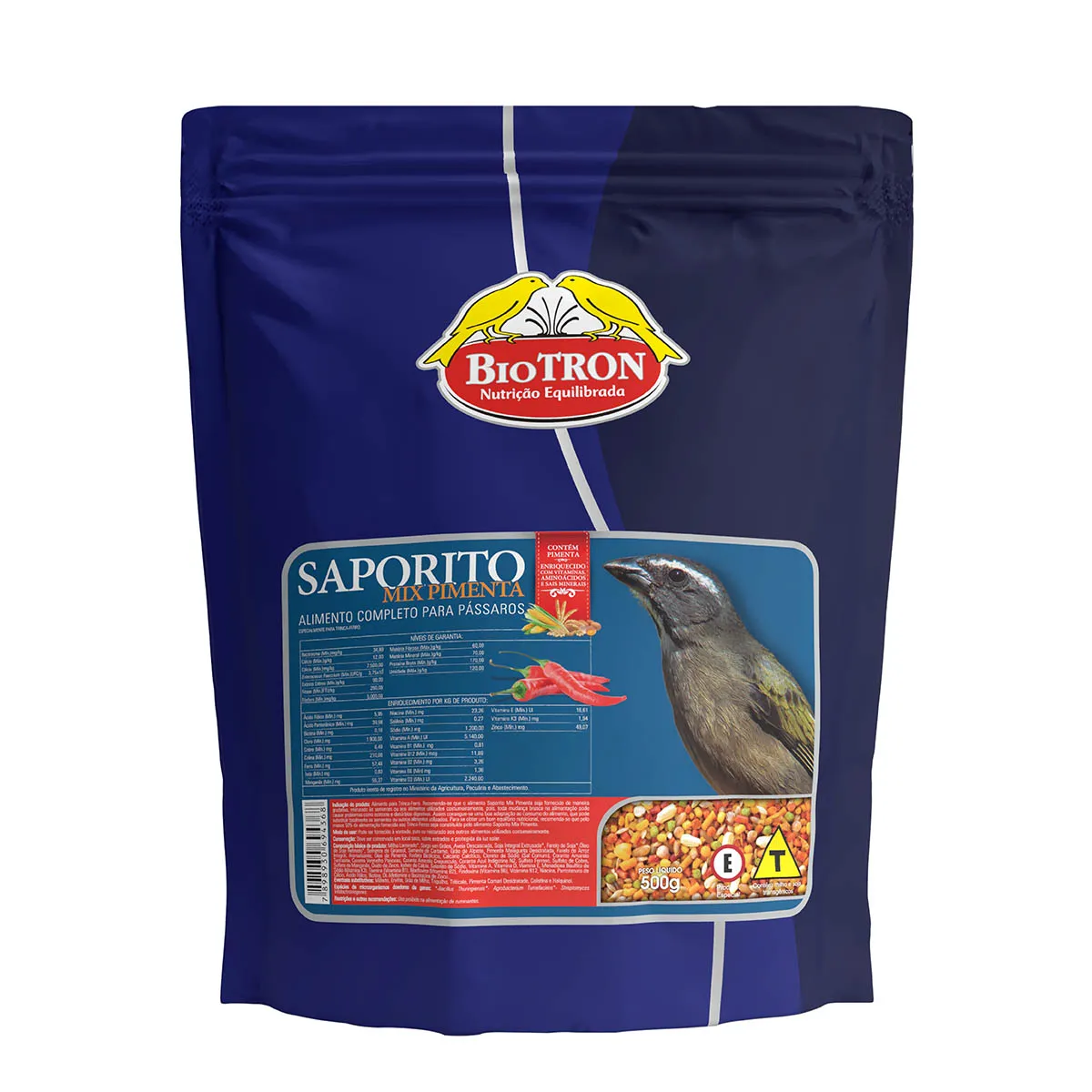 SAPORITO MIX PIMENTA - BIOTRON 500G (1125)