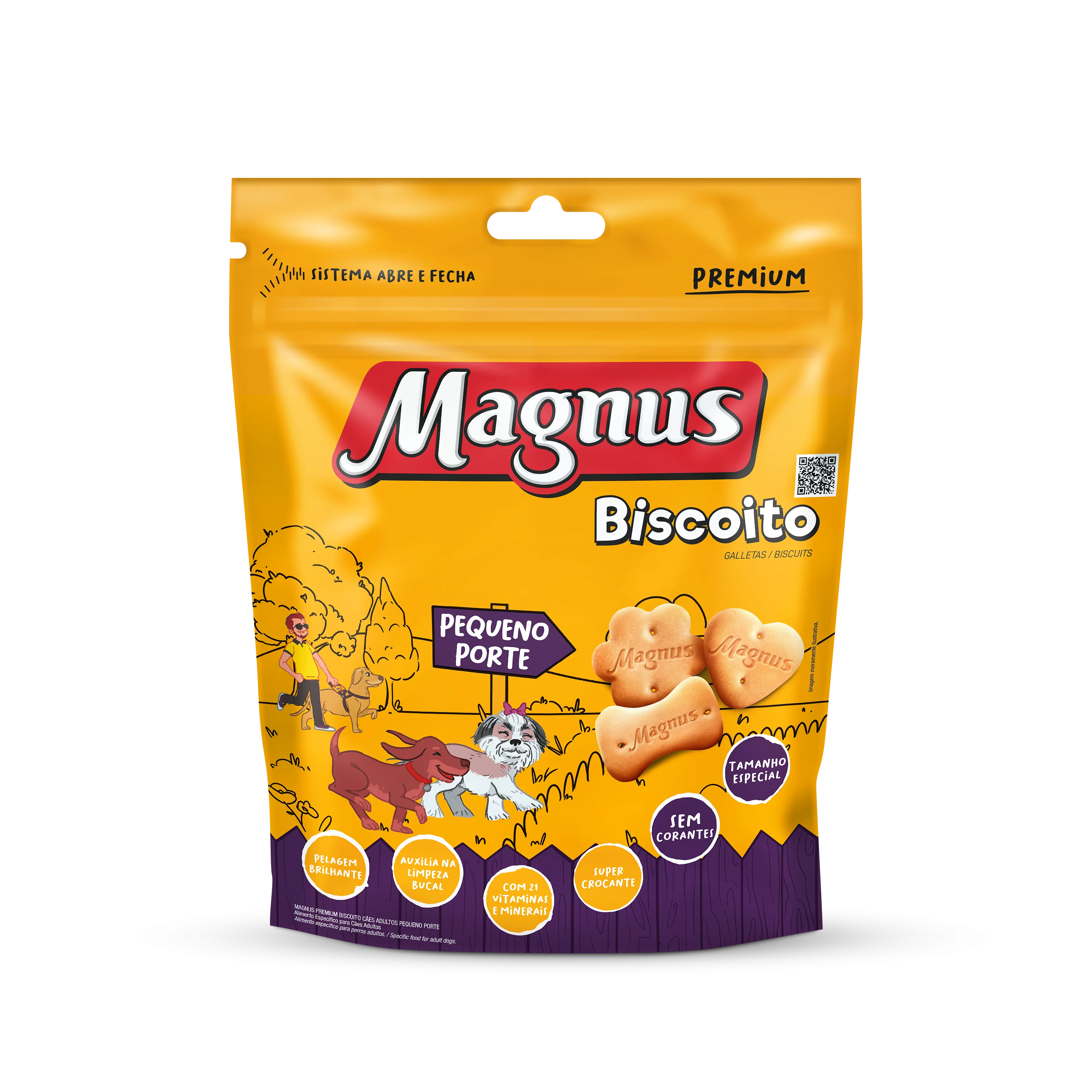 BISCOITO MAGNUS (PEQUENO PORTE) - ADIMAX 400G (2869)
