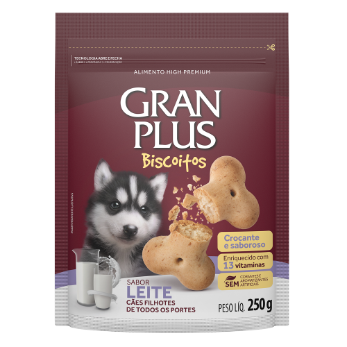 BISCOITOS GRAN PLUS FILHOTES (LEITE) - AFFINITY 250G (179)