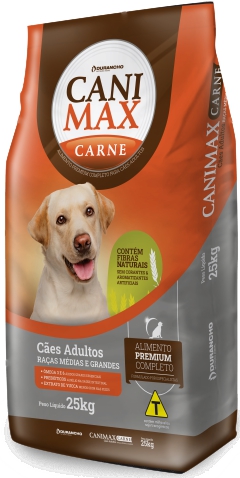 CANIMAX CAES ADULTOS RACAS PEQUENAS PREMIUM (CARNE, FRANGO E ARROZ) - DURANCHO 1KG (3284)