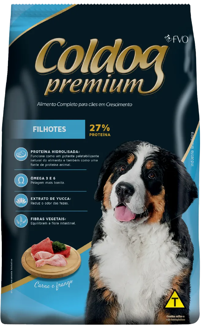 COLDOG FILHOTES PREMIUM (CARNE E FRANGO) - FVO 1KG (810)