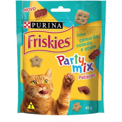 FRISKIES PARTY MIX CAMARAO - PURINA 40G (1671)