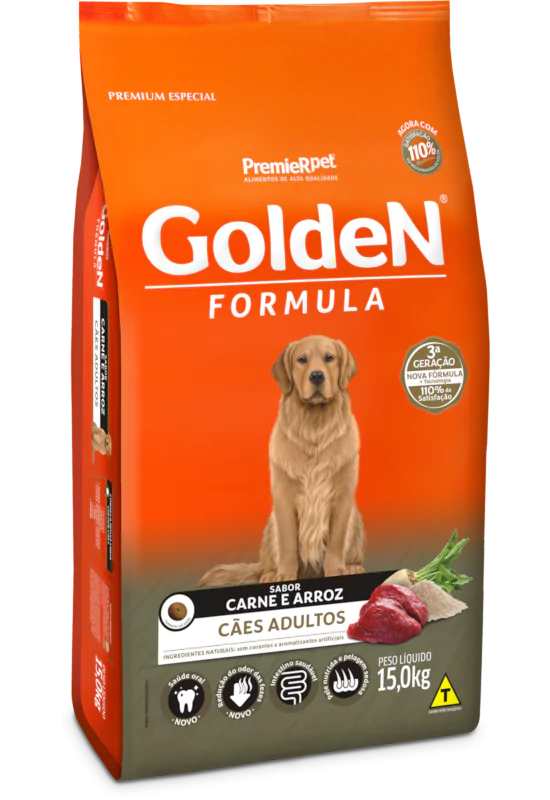 GOLDEN FORMULA MB ADULTOS (CARNE E ARROZ) GRANEL - PREMIER 1KG (871