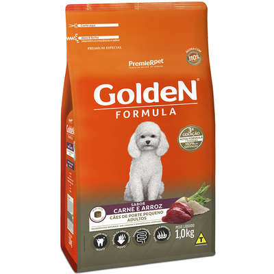 GOLDEN FORMULA MB ADULTOS PEQ. PORTE (CARNE) - PREMIER 1KG (862)