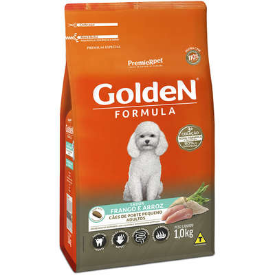 GOLDEN FORMULA MB ADULTOS PEQ. PORTE (FRANGO) - PREMIER 1KG (863)