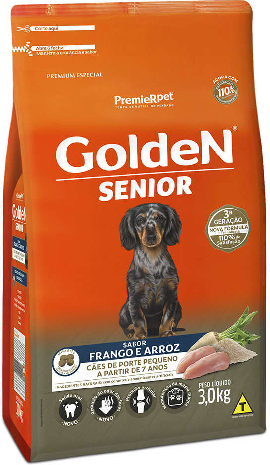 GOLDEN FORMULA MB SENIOR PEQ. PORTE (GRANEL) - PREMIER 1KG (2284)