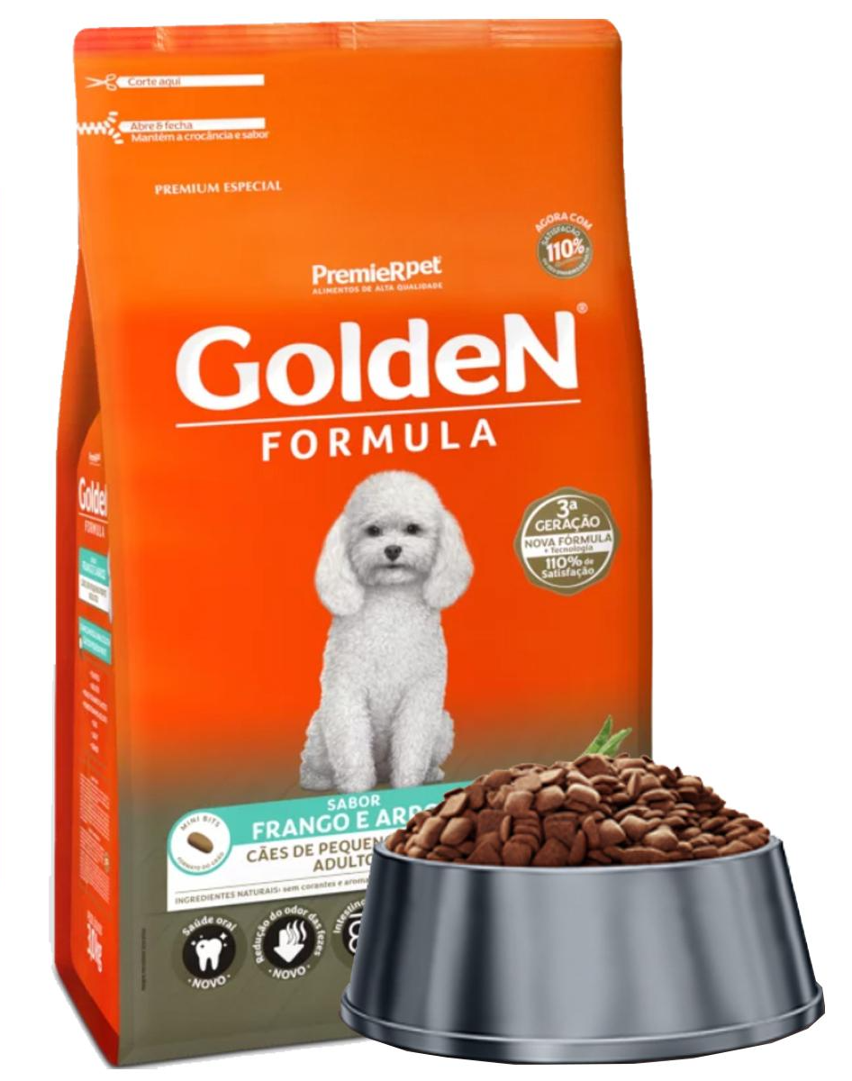 GOLDEN SPECIAL CAES ADULTOS PEQ PORTE (FRANGO E CARNE) GRANEL - PREMIER 1KG (2873)