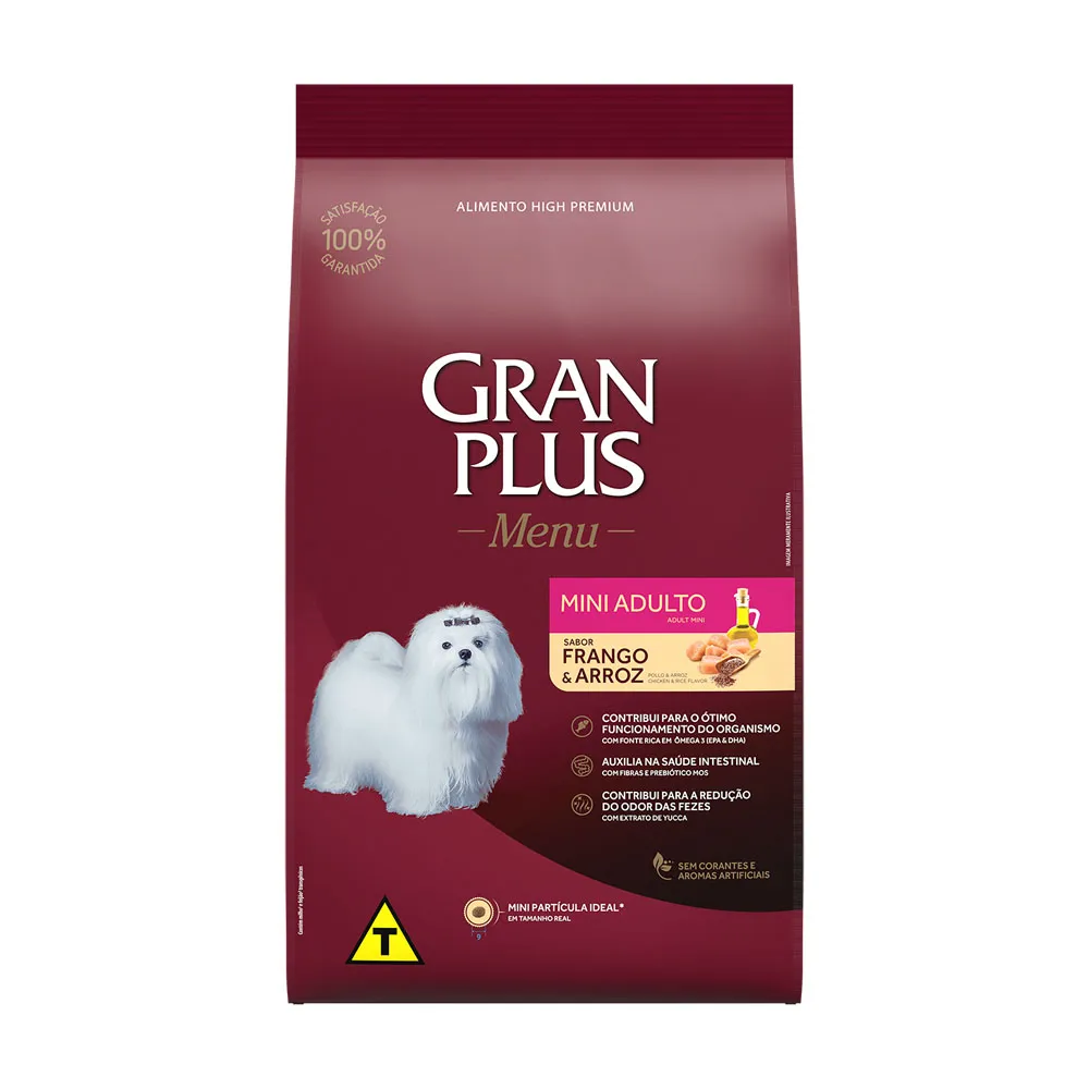 GRAN PLUS CAES MINI ADULTO (FRANGO E ARROZ) - AFFINITY 10 KG 51