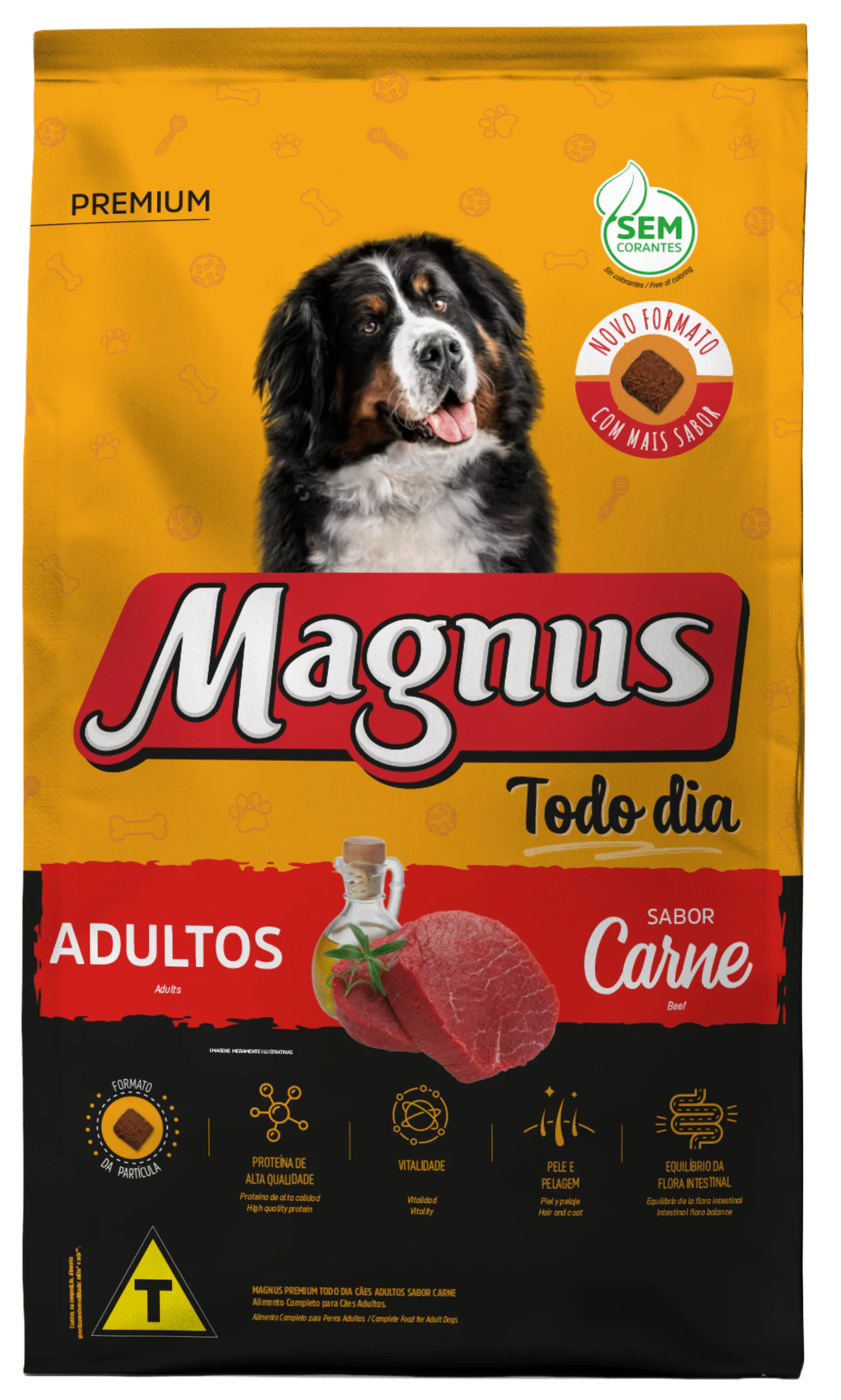 MAGNUS TODO DIA ADULTO (CARNE) - ADIMAX 20KG (3337)