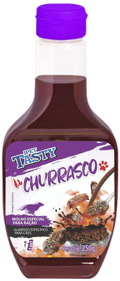 MOLHO P/ CAES SABOR CHURRASCO - IPET TASTY 250G (1014)