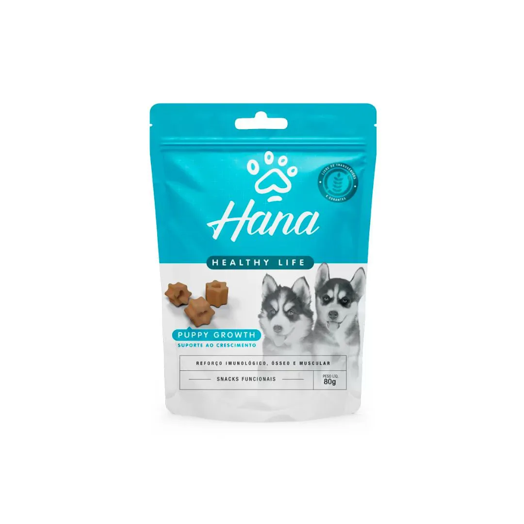 NUGGETS DOG PUPPY GROWTH FILHOTE (CRESCIMENTO SAUDAVEL) - HANA 80G (3217)