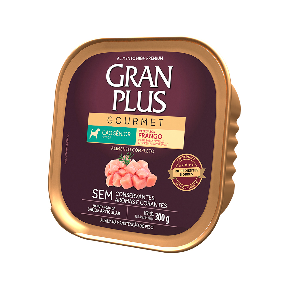 PATE GRAN PLUS CAO SENIOR (FRANGO) - AFFINITY 300G (3353)