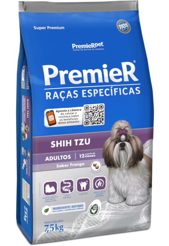PREMIER RACAS ESPECIFICAS SHIH TZU FILHOTE (FRANGO) - PREMIER 2,5KG (2315)