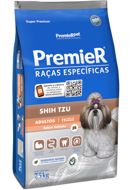 PREMIER RACAS ESPECIFICAS SHIH TZU FILHOTES (FRANGO) - PREMIER 1KG (1099)