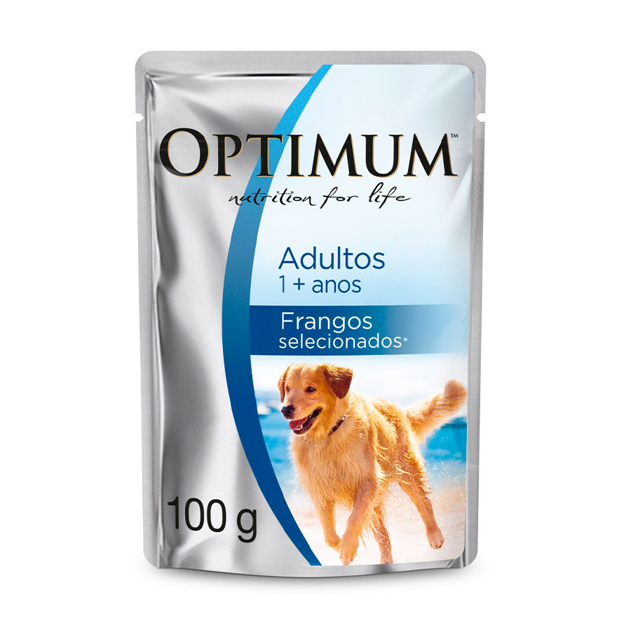SACHE OPTIMUM DOG ADULTO (FRANGO) - MARS 100G (3141)
