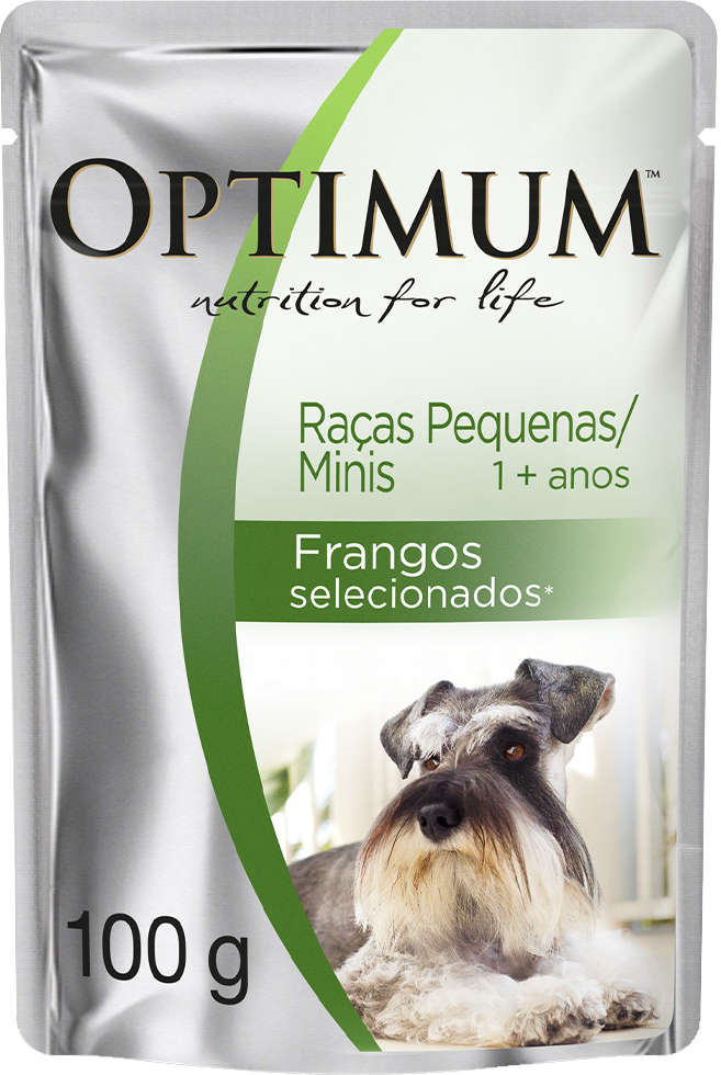 SACHE OPTIMUM DOG ADULTO RACAS PEQUENAS (FRANGO) - MARS 100G (3139)