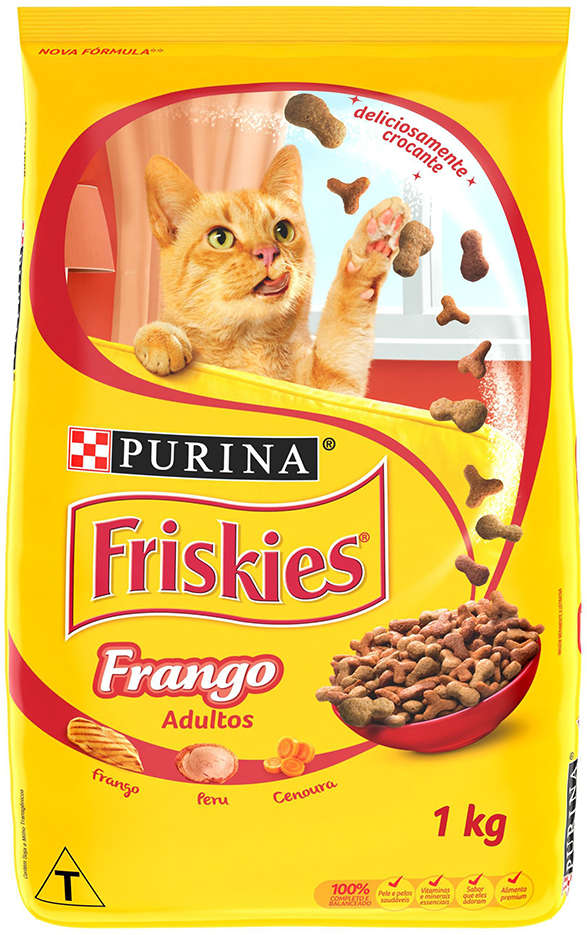 FRISKIES FRANGO ADULTO - PURINA 500G (1694)