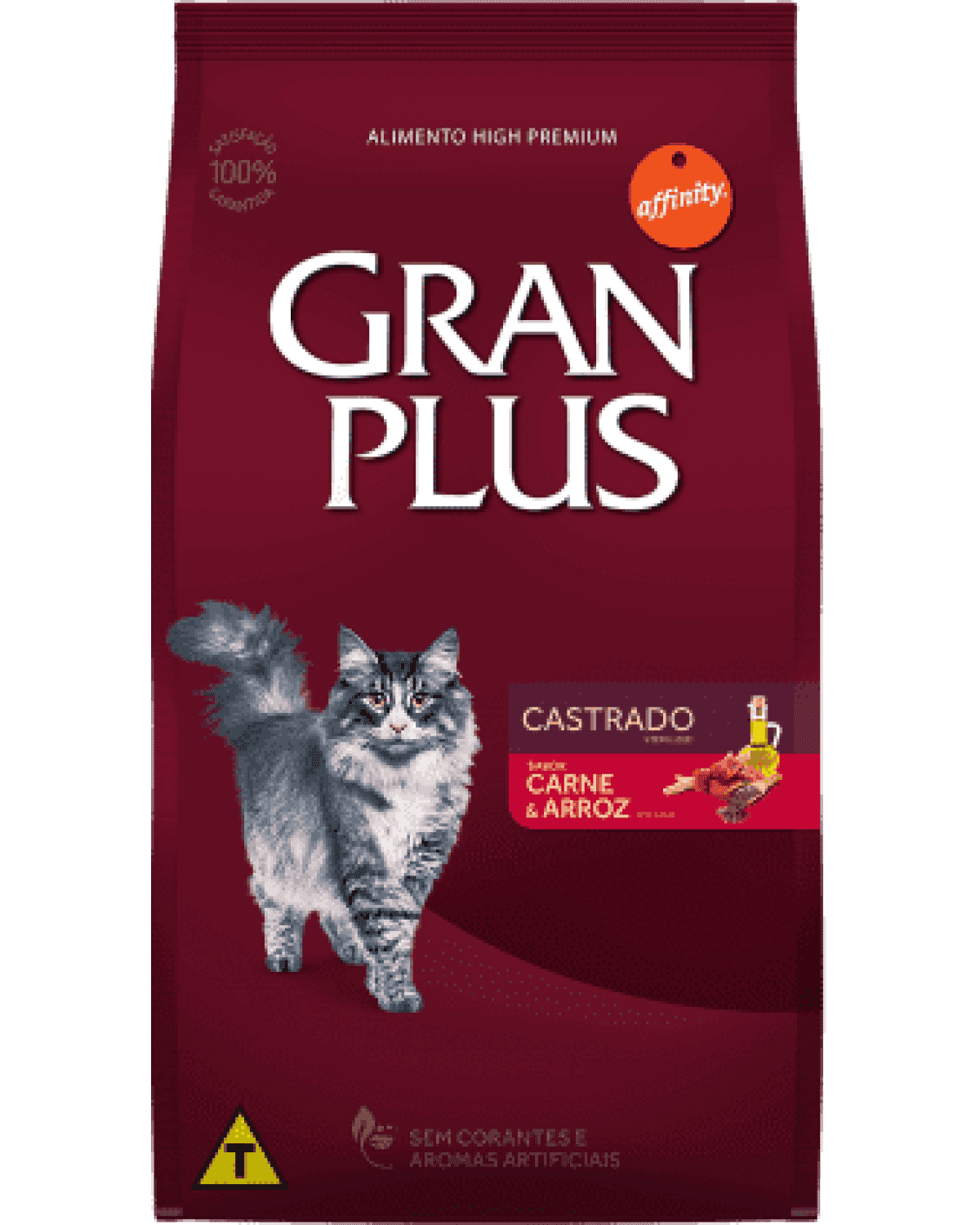 GRAN PLUS GATO ADULTO CARNE - AFFINITY 500G (1991)