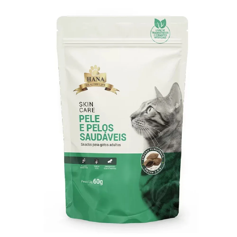 NUGGETS CAT SKIN CARE (PELE E PELO SAUDAVEIS) - HANA 60G (2364)