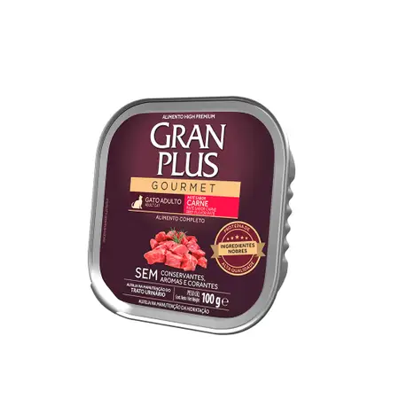 PATE GRAN PLUS GATO ADULTO (CARNE) - AFFINITY 100G (1088)