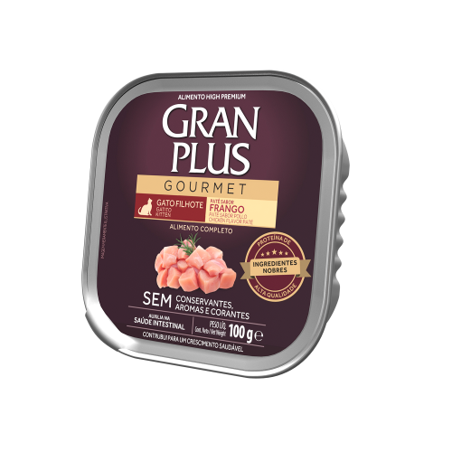 PATE GRAN PLUS GATO FILHOTE (FRANGO) - AFFINITY 100G (279)
