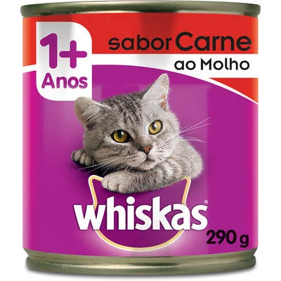 PATE WHISKAS CARNE - MARS 290G (858)