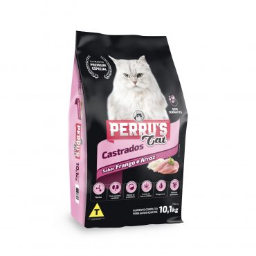 PERRUS CAT FILHOTES (FRANGO E LEITE) - CEDAN RACOES 10.1KG (2327)