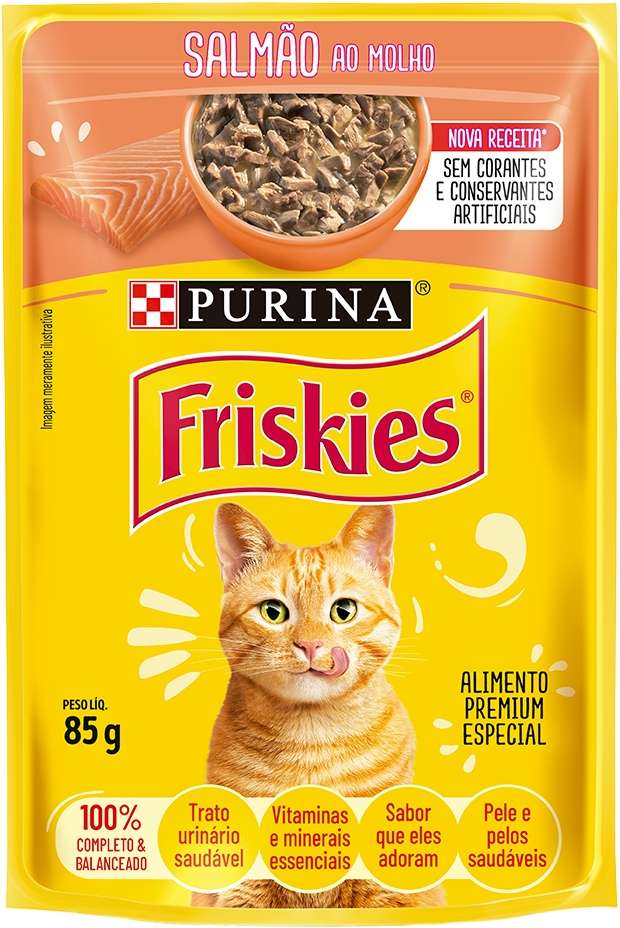 SACHE FRISKIES SALMAO - PURINA 85G (848)