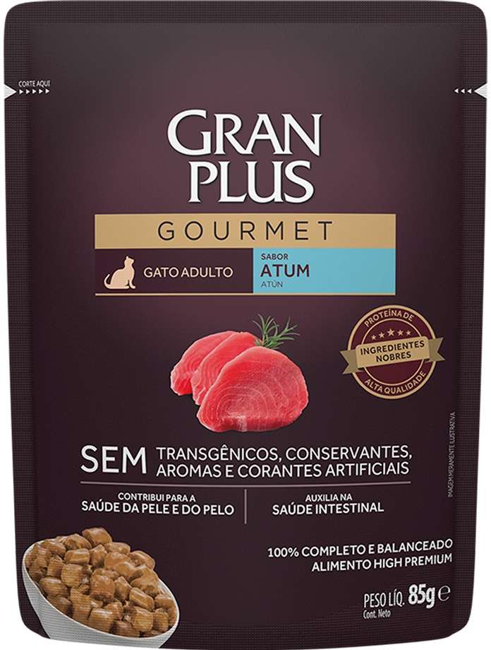 SACHE GRAN PLUS GATO ADULTO (ATUM) - AFFINITY 85G (2853)