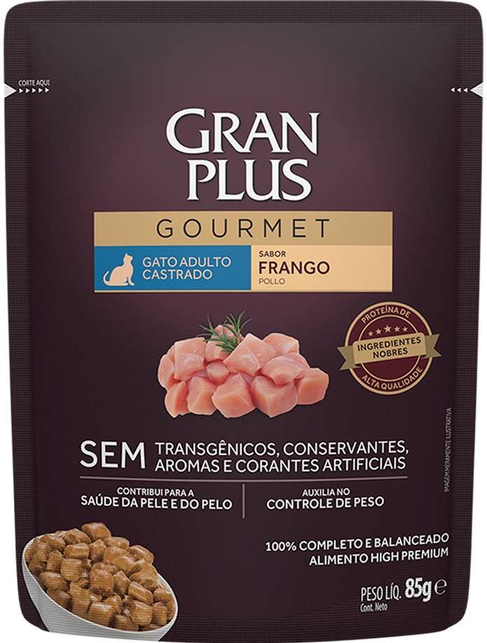 SACHE GRAN PLUS GATOS CASTRADO (FRANGO) - AFFINITY 50G (169)