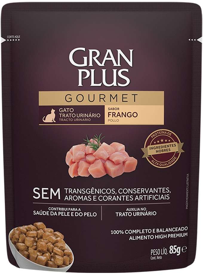 SACHE GRAN PLUS GATOS TRATO URINARIO (FRANGO) - AFFINITY 85G (1069)