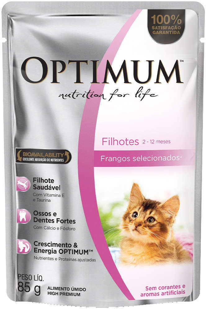 SACHE OPTIMUM CAT FILHOTE (FRANGO) - MARS 85G (2805)