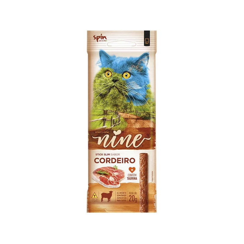 STICK DE CARNE P/ GATOS (CORDEIRO) - SPIN PET (2783)