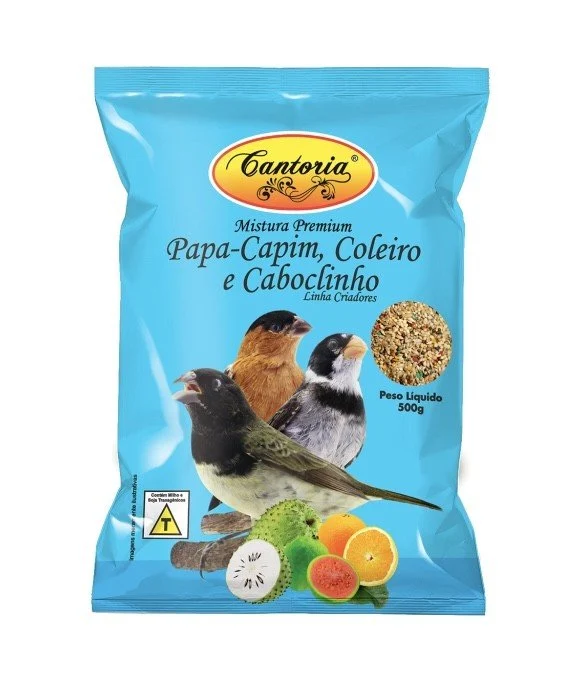 RACAO PASSARO PEQUENO PORTE - CANTORIA 500G (718)