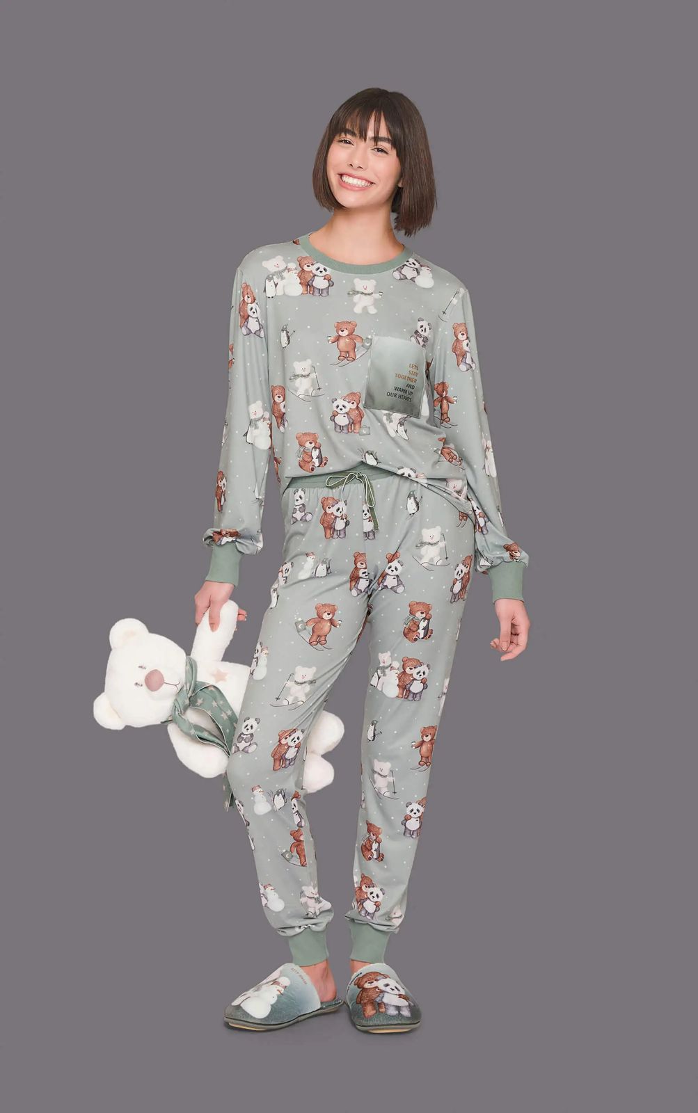 Pijama LUA LUÁ Jogger Lets Snow