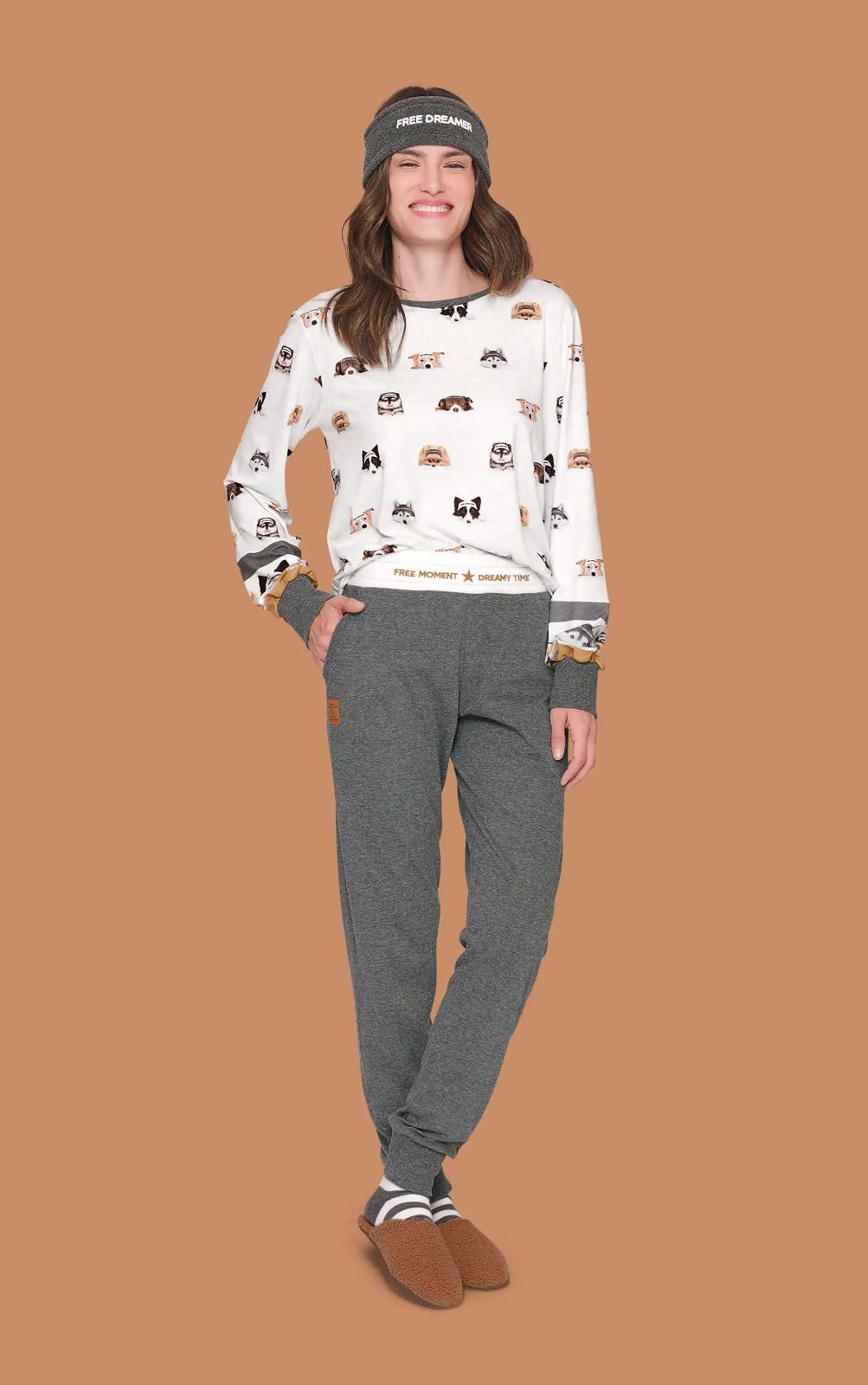 Pijama LUA LUÁ Jogger Free Dogs