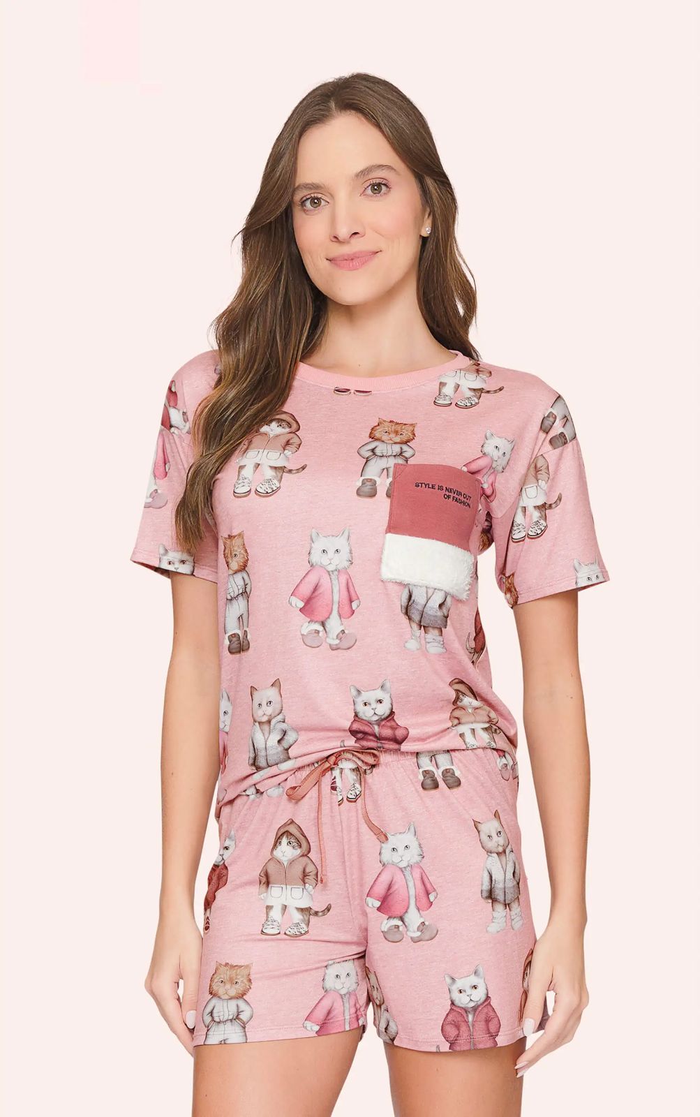 Pijama LUA LUÁ Curto Cool Cats